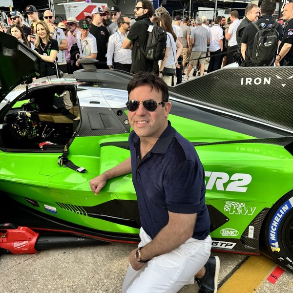 On the race track with Arnold Buckman